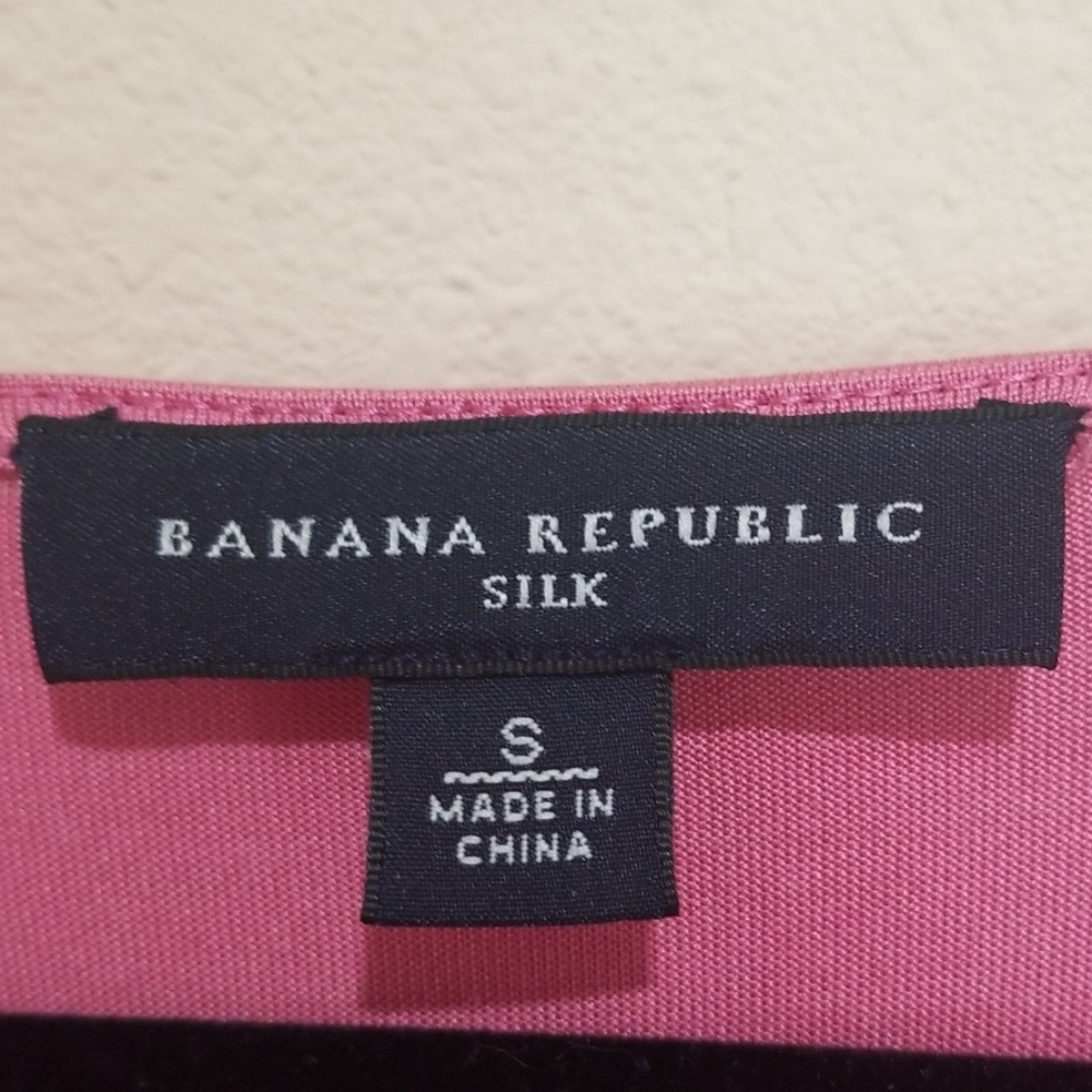 Banana Republic Dusty Rose Ruffled Sleeves Silk Dress - Picture 5 of 6